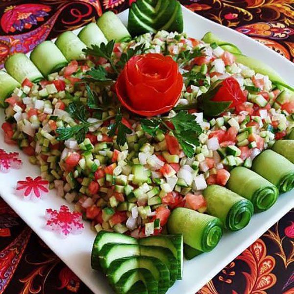tazeen salad 14 - فود فست | آموزش فست فود سالم